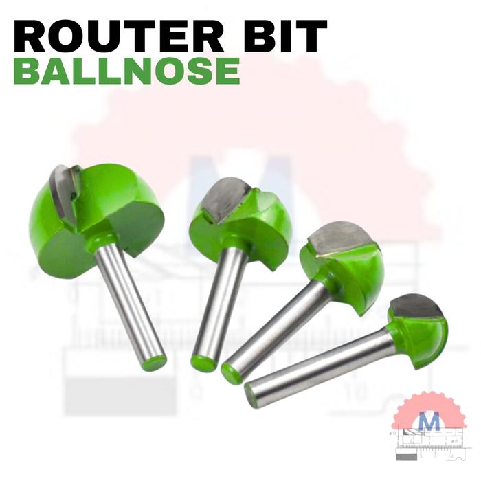Ball Nose Router Bit Shank 6mm