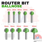 Ball Nose Router Bit Shank 6mm