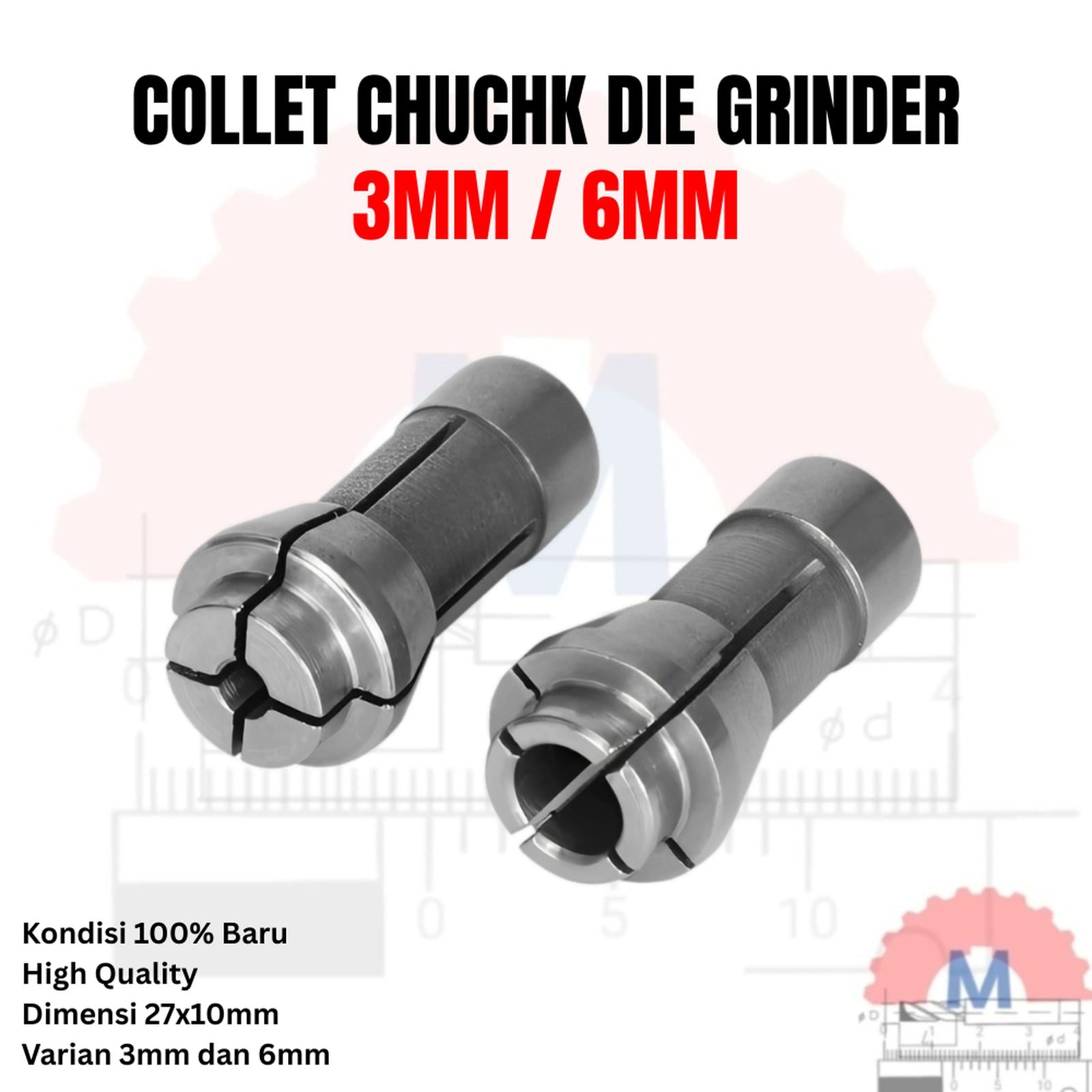 Collet Untuk Die Grinder 3mm 6mm
