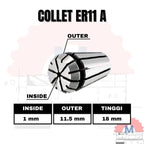 Adapter Collet Chuck ER11 Spring Collet CNC ER11