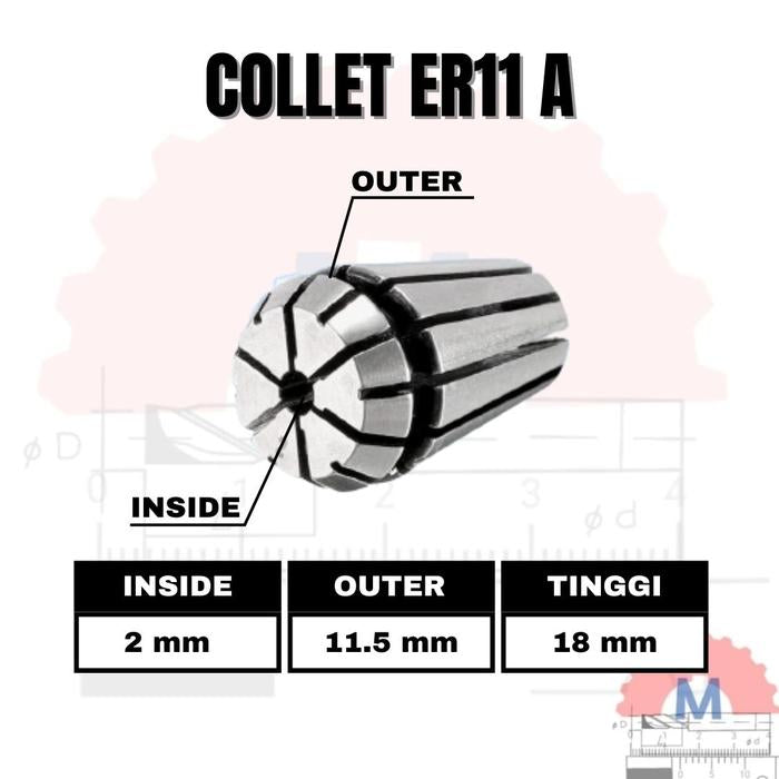 Adapter Collet Chuck ER11 Spring Collet CNC ER11
