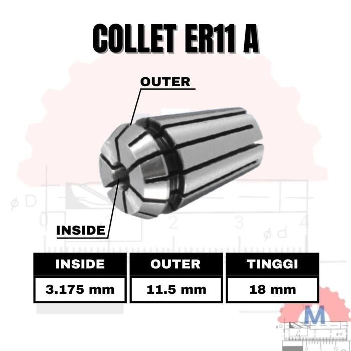 Adapter Collet Chuck ER11 Spring Collet CNC ER11