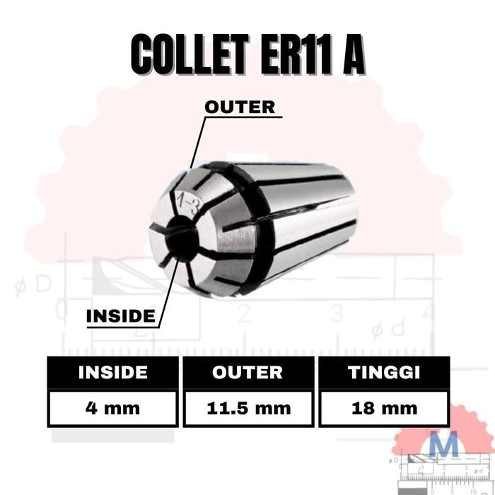Adapter Collet Chuck ER11 Spring Collet CNC ER11