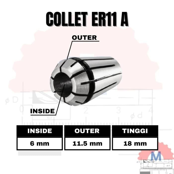 Adapter Collet Chuck ER11 Spring Collet CNC ER11