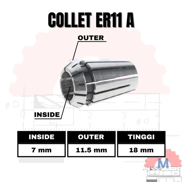 Adapter Collet Chuck ER11 Spring Collet CNC ER11