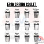 Adapter Collet Chuck ER16 Spring Collet CNC ER16