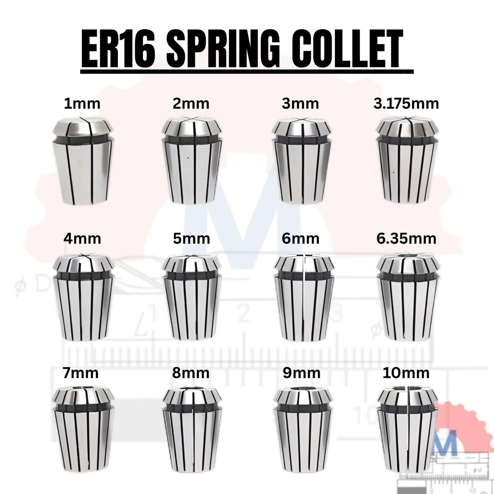 Adapter Collet Chuck ER16 Spring Collet CNC ER16