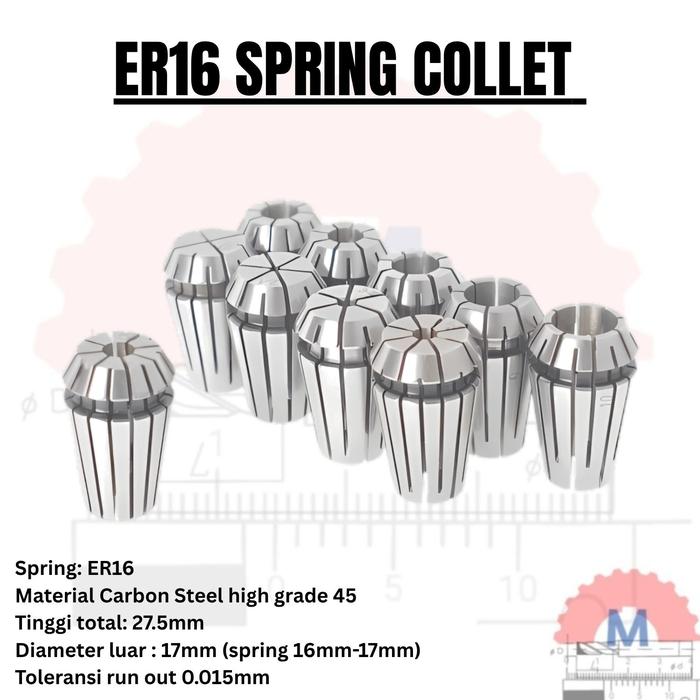 Adapter Collet Chuck ER16 Spring Collet CNC ER16