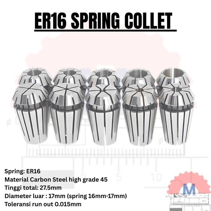 Adapter Collet Chuck ER16 Spring Collet CNC ER16