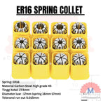 Adapter Collet Chuck ER16 Spring Collet CNC ER16