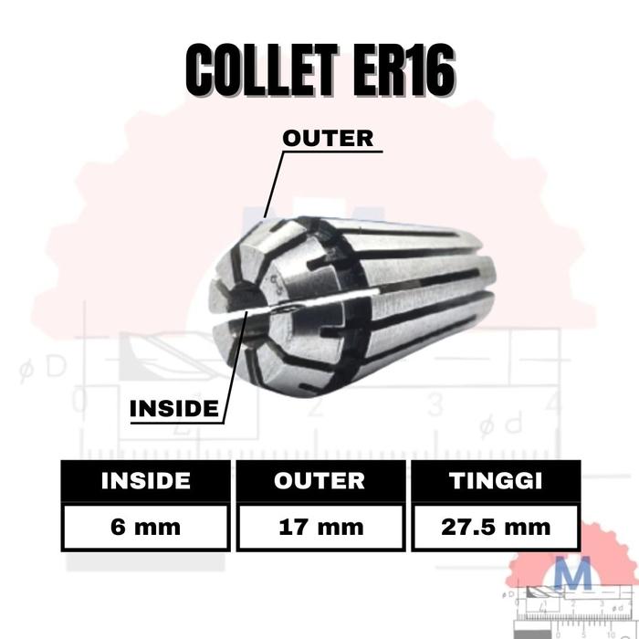 Adapter Collet Chuck ER16 Spring Collet CNC ER16