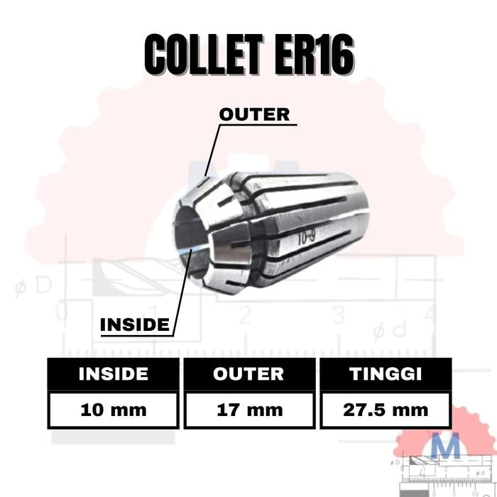 Adapter Collet Chuck ER16 Spring Collet CNC ER16