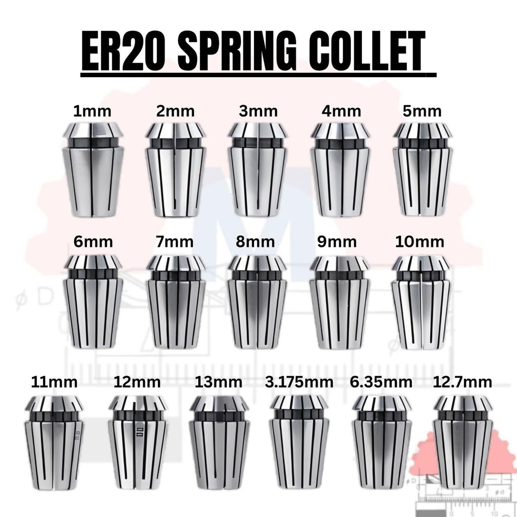 Adapter Collet Chuck ER20 Spring Collet CNC ER20
