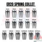 Adapter Collet Chuck ER20 Spring Collet CNC ER20