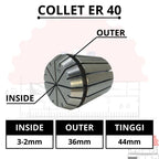 Adapter Collet Chuck ER40 Spring Collet CNC ER40