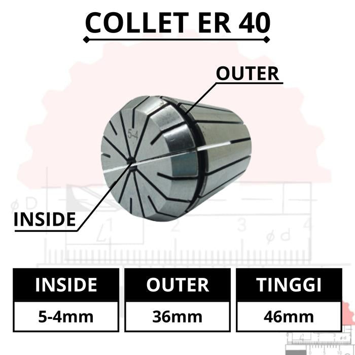 Adapter Collet Chuck ER40 Spring Collet CNC ER40