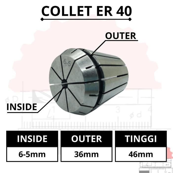Adapter Collet Chuck ER40 Spring Collet CNC ER40