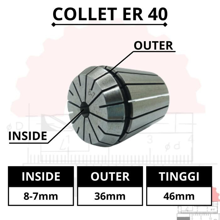 Adapter Collet Chuck ER40 Spring Collet CNC ER40