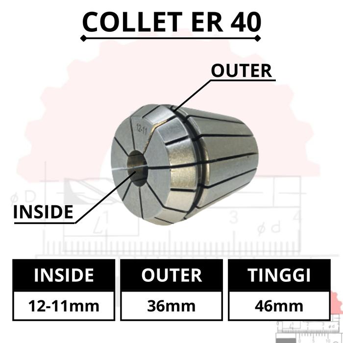 Adapter Collet Chuck ER40 Spring Collet CNC ER40