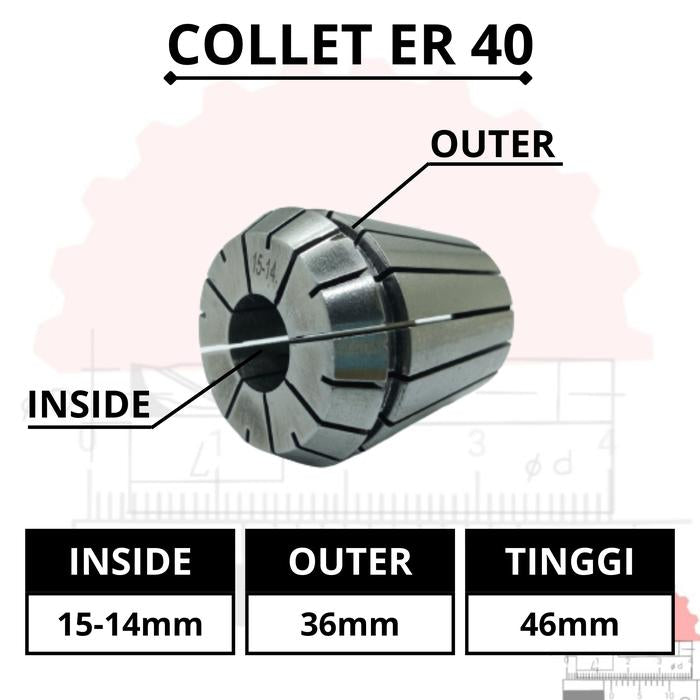 Adapter Collet Chuck ER40 Spring Collet CNC ER40