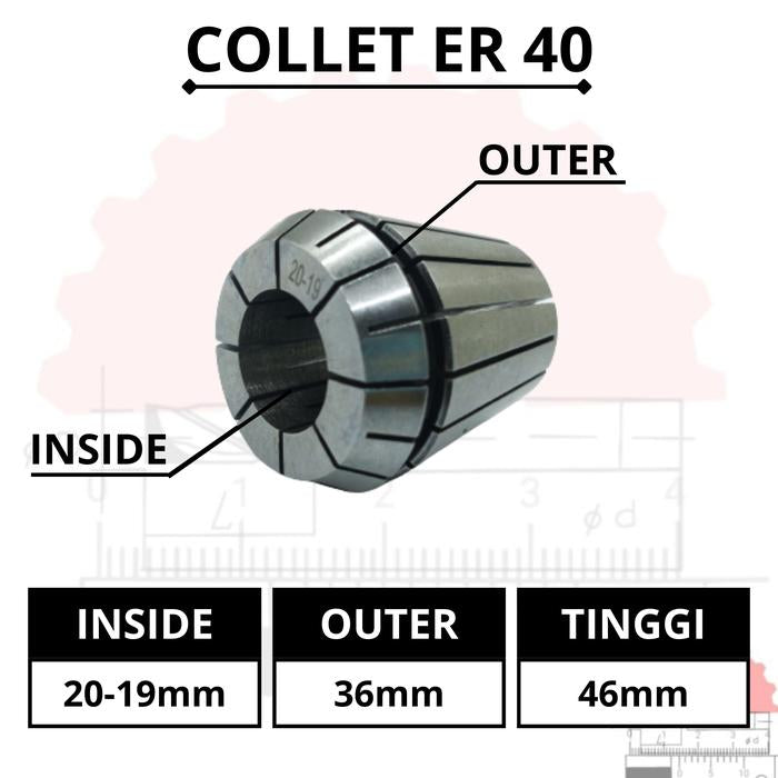 Adapter Collet Chuck ER40 Spring Collet CNC ER40