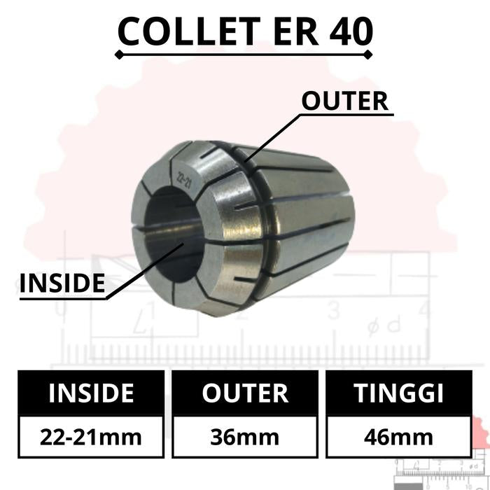 Adapter Collet Chuck ER40 Spring Collet CNC ER40