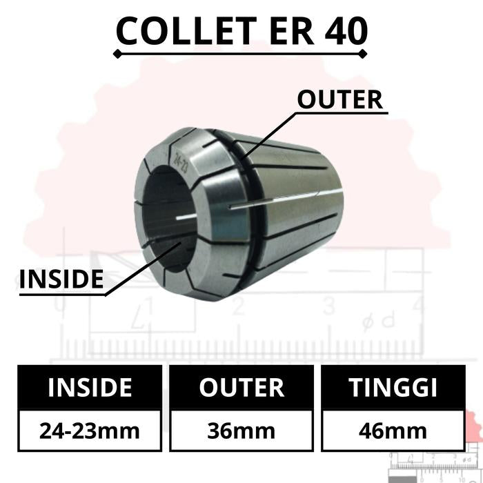 Adapter Collet Chuck ER40 Spring Collet CNC ER40