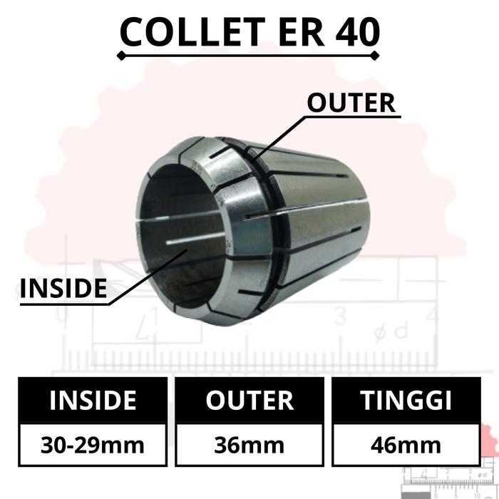 Adapter Collet Chuck ER40 Spring Collet CNC ER40