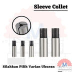 Adapter Collet Sleeve Collet Lurus untuk Trimmer Router CNC
