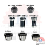 Adapter Collet Chuck Router Trimmer 6mm 6.35mm 8mm