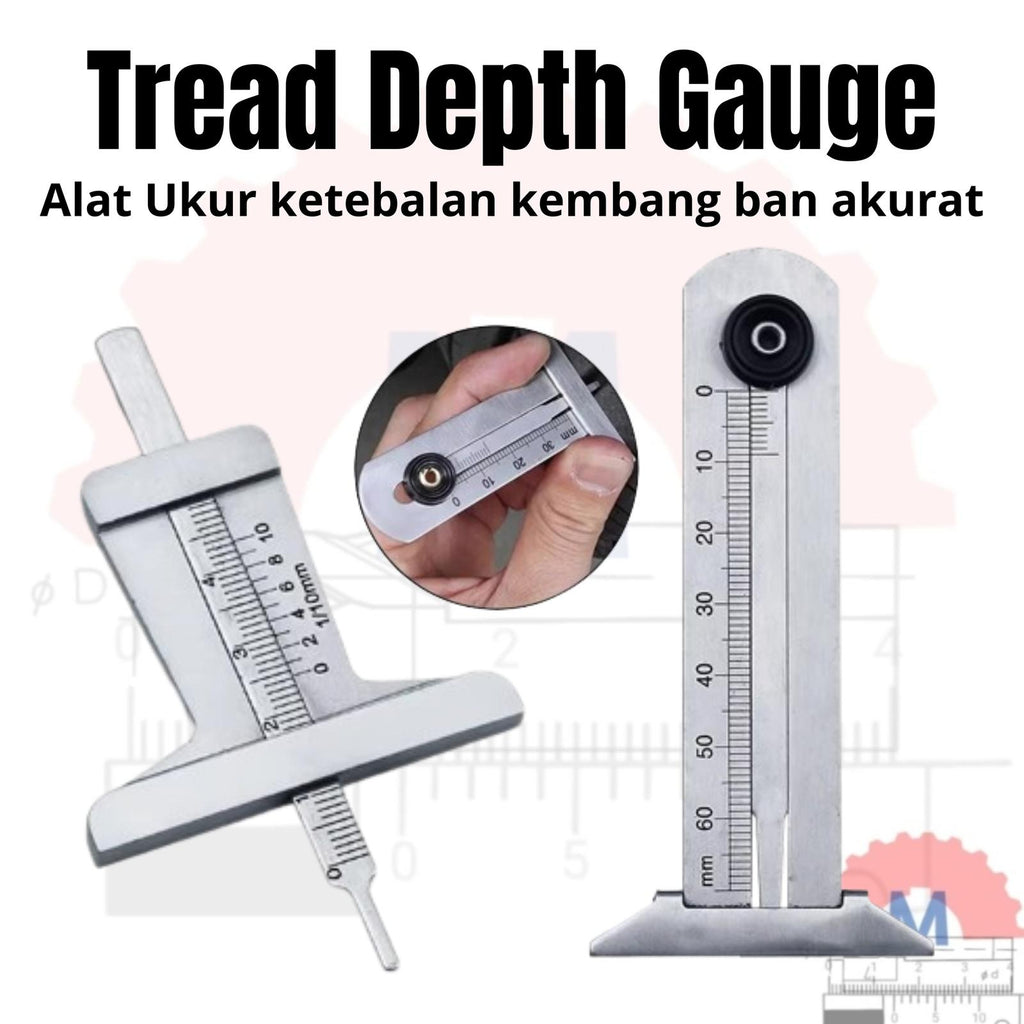 Tire Tread Depth Gauge Pengukur Ketebalan Kembang Ban Akurat