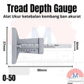 Tire Tread Depth Gauge Pengukur Ketebalan Kembang Ban Akurat