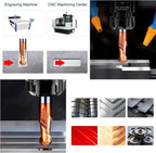 Ball Nose Endmill Carbide HRC55 Diameter 0.3mm – 16mm 2F