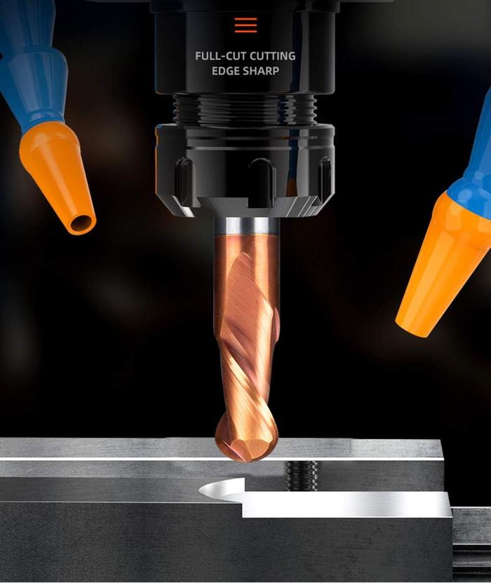 Ball Nose Endmill Carbide HRC55 Diameter 0.3mm – 16mm 2F