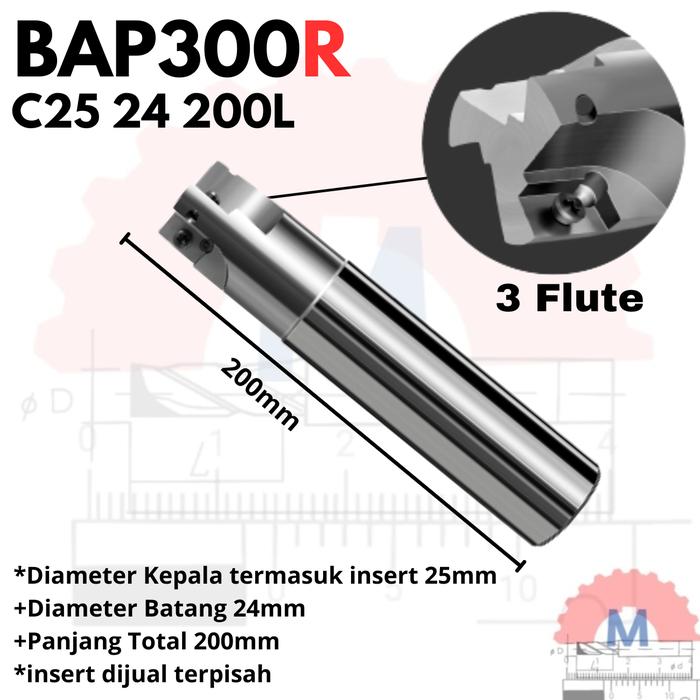 Facemill Holder BAP300R Untuk Insert APMT