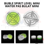 Waterpas Bulat Mini 32mm Bubble Spirit Level Resolution 1°