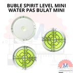 Waterpas Bulat Mini 32mm Bubble Spirit Level Resolution 1°