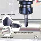 Chamfer Endmill 3F 60° V Bit CNC Router D3–D12
