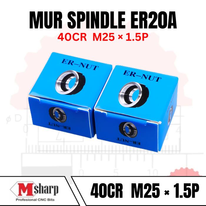Clamping Nut ER20A Spindle Collet Chuck CNC