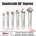 Countersink 90° Chamfer Drill Bit CNC D6.3 – D20.5