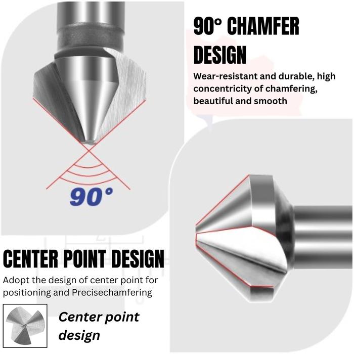 Countersink 90° Chamfer Drill Bit CNC D6.3 – D20.5