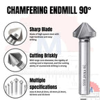 Countersink 90° Chamfer Drill Bit CNC D6.3 – D20.5