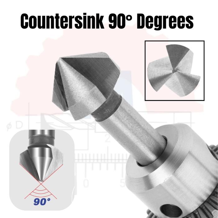 Countersink 90° Chamfer Drill Bit CNC D6.3 – D20.5