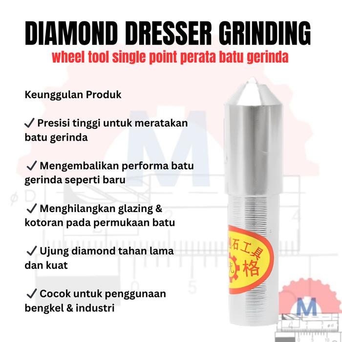 Diamond Dresser Grinding Wheel Tool Single Point HL1