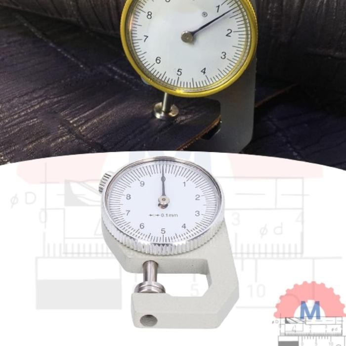 Dial Thickness Gauge 0.01mm Alat Ukur Ketebalan Kertas Plat dll