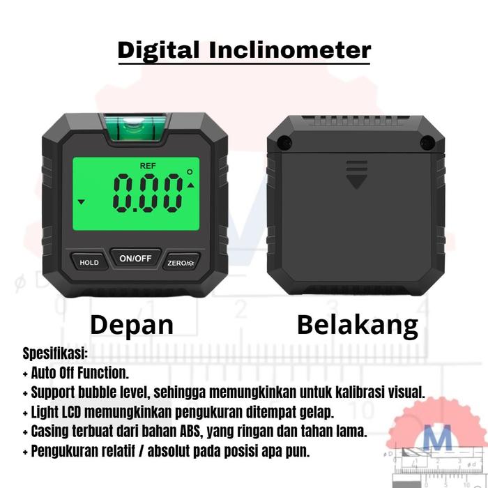 Digital Inclinometer Level Box Magnetic Base Alat Ukur Sudut Kemiringan