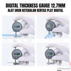 Digital Thickness Gauge Alat Ukur Ketebalan Plastik Plat Kertas dll