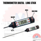 Digital Thermometer Long Stick 30cm Thermometer AC Mobil Makanan