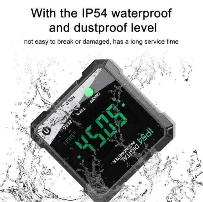 Digital Inclinometer Level Box IP54 Anti Air Alat Ukur Kemiringan Sudut