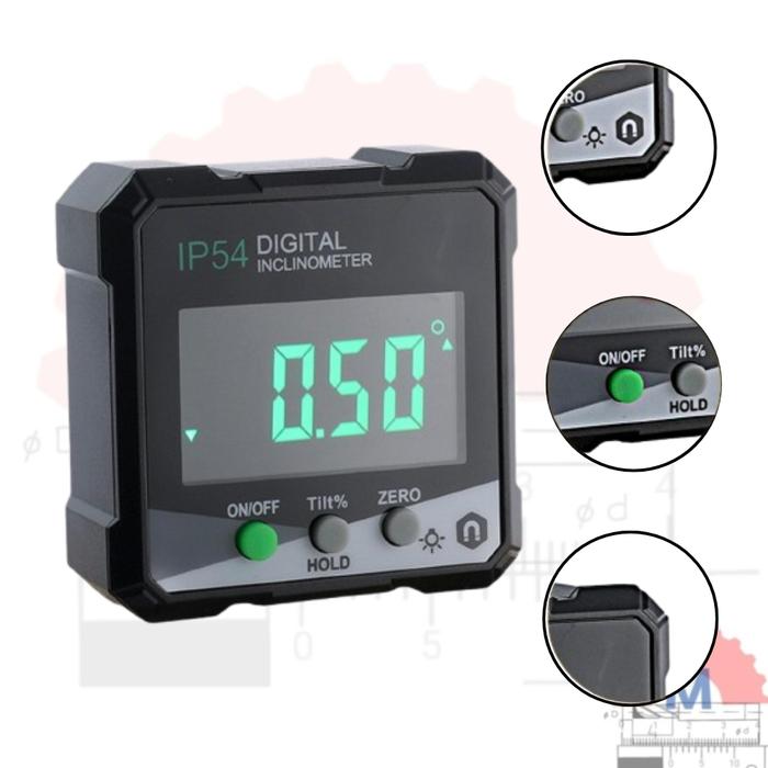 Digital Inclinometer Level Box IP54 Anti Air Alat Ukur Kemiringan Sudut